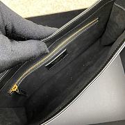 Fortok Saint Laurent Le5A7 Hobo Shoulder Bag in Black 24.5x16x6cm - 6