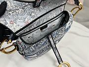 Fortok Dior Oblique Saddle Bag Magic Garden 25cm - 5