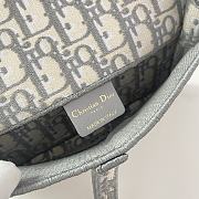 Fortok Dior Oblique Slim Saddle Pouch Grey 21x13.5x3cm - 4