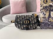 Fortok Dior Bobby Oblique Bag Blue 22x13x5cm - 1