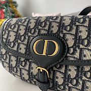 Fortok Dior Bobby Oblique Bag Blue 22x13x5cm - 5