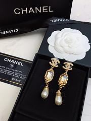 Fortok Chanel Classic Logo Chanel Earrings Goddess - 1