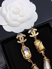 Fortok Chanel Classic Logo Chanel Earrings Goddess - 6