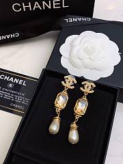 Fortok Chanel Classic Logo Chanel Earrings Goddess - 4