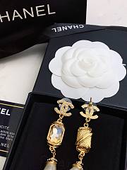 Fortok Chanel Classic Logo Chanel Earrings Goddess - 3