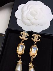 Fortok Chanel Classic Logo Chanel Earrings Goddess - 2