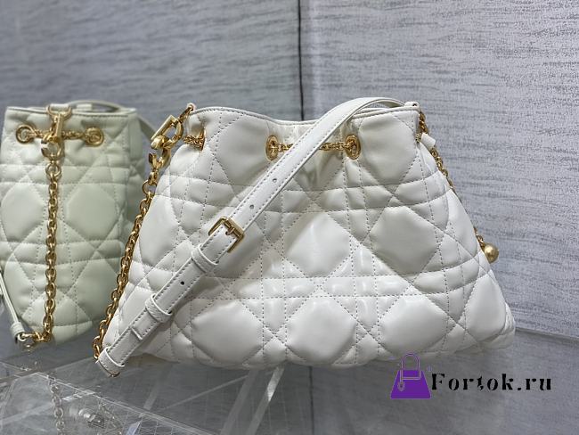 Fortok Dior Large Ammi Bag White 31x18x13cm - 1