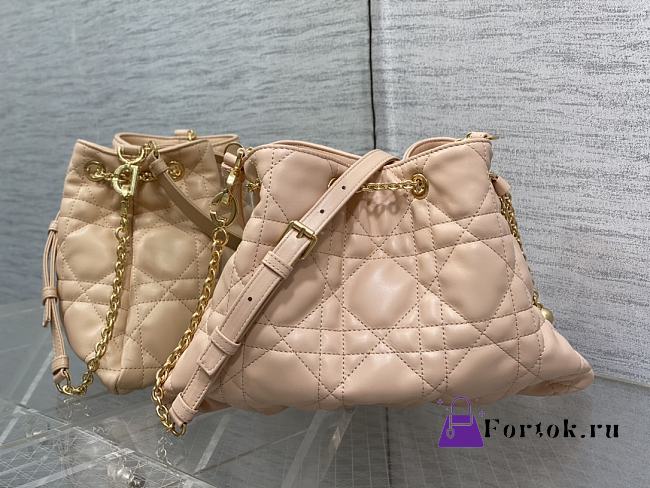 Fortok Dior Large Ammi Bag Beige 31x18x13cm - 1