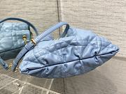 Fortok Dior Large Ammi Bag Blue 31x18x13cm - 5