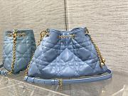 Fortok Dior Large Ammi Bag Blue 31x18x13cm - 2