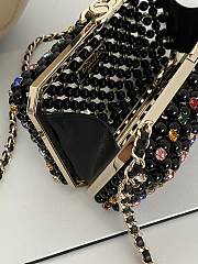 Fortok Chanel 2023 SS Pearl Bag Black 17x11x7cm - 2