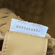 Fortok Bottega Veneta Slim Intrecciato Briefcase Beige 36x29x7.5cm - 4