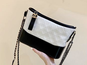 Fortok Chanel Gabrielle Bag White 15x20x8cm