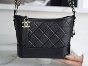 Fortok Chanel Gabrielle Bag Black 15x20x8cm - 1