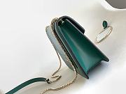 Fortok Bvlgari Serpenti Forever Classic Bag Green 22.5x5x14cm - 6