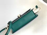 Fortok Bvlgari Serpenti Forever Classic Bag Green 22.5x5x14cm - 5