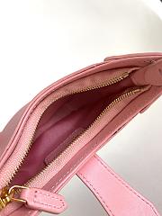 Fortok Bvlgari Serpenti Ellipse Micro Bag Pink 13x8x3.5cm - 5