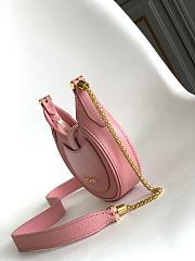 Fortok Bvlgari Serpenti Ellipse Micro Bag Pink 13x8x3.5cm - 3