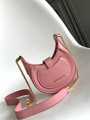 Fortok Bvlgari Serpenti Ellipse Micro Bag Pink 13x8x3.5cm - 2