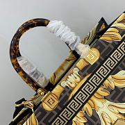 Fortok Fendi Sunshine Medium Fendace Printed FF Leather Bag 35×17×31cm - 6