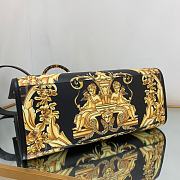 Fortok Fendi Sunshine Medium Fendace Printed FF Leather Bag 35×17×31cm - 5
