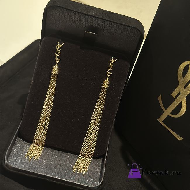 Fortok Saint Laurent Classic Tassel Earrings  - 1