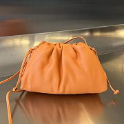 Fortok Bottega Veneta The Mini Pouch Shoulder Bag Orange 22x12x7cm - 1