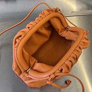 Fortok Bottega Veneta The Mini Pouch Shoulder Bag Orange 22x12x7cm - 6