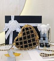 Fortok Chanel 23S Minaudiere Sheepskin & Gold Plated Metal Black Bag  - 6