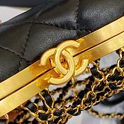 Fortok Chanel 23S Minaudiere Sheepskin & Gold Plated Metal Black Bag  - 2