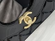 Fortok Chanel 31 HandBag Black 22x23x5.5cm - 6