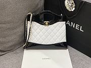 Fortok Chanel 31 HandBag White 22x23x5.5cm - 1