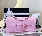 Fortok Chanel FW 23 Camellia Bag Pink 22cm - 1