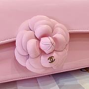 Fortok Chanel FW 23 Camellia Bag Pink 22cm - 2