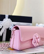 Fortok Chanel FW 23 Camellia Bag Pink 22cm - 5