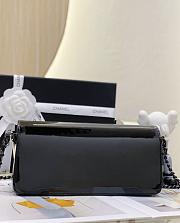 Fortok Chanel FW 23 Camellia Bag Black 22cm - 2