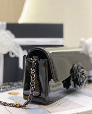 Fortok Chanel FW 23 Camellia Bag Black 22cm - 5