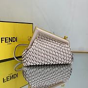 Fortok Fendi First Small Braided Leather Bag 24x9x18cm - 6