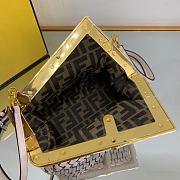 Fortok Fendi First Small Braided Leather Bag 24x9x18cm - 5
