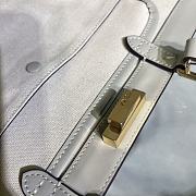 Fortok Fendi Peekaboo X-Tote Bag Light Green 41x29.5x16cm - 5