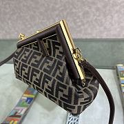 Fortok Fendi First Classic FF Fabric Bag 26x18x9.5cm - 4
