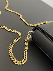 Fortok Fendi Graphy Chain Bag Black 22x5x11cm - 4