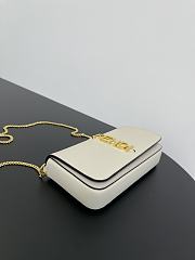Fortok Fendi Graphy Chain Bag White 22x5x11cm - 5