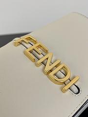 Fortok Fendi Graphy Chain Bag White 22x5x11cm - 2