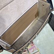 Fortok Crossbody Baguette Bag Soft Trunk 23x6.5x13cm - 5