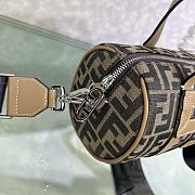 Fortok Fendi O'lock Canvas Tote Bag 21.5x13x13cm - 4