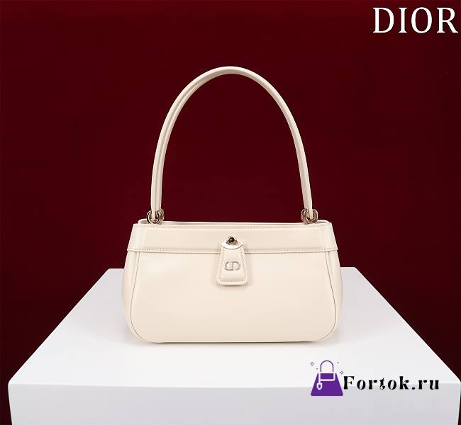 Fortok Dior Small Key Bag White 22x12x12cm - 1