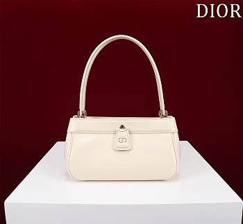 Fortok Dior Small Key Bag White 22x12x12cm