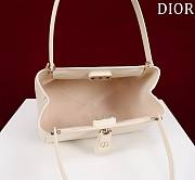 Fortok Dior Small Key Bag White 22x12x12cm - 4