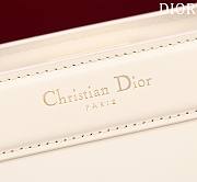 Fortok Dior Small Key Bag White 22x12x12cm - 3